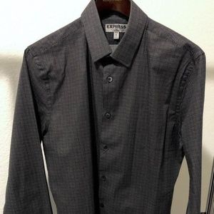 Express - Fitted Medium - Black/Gray Pattern